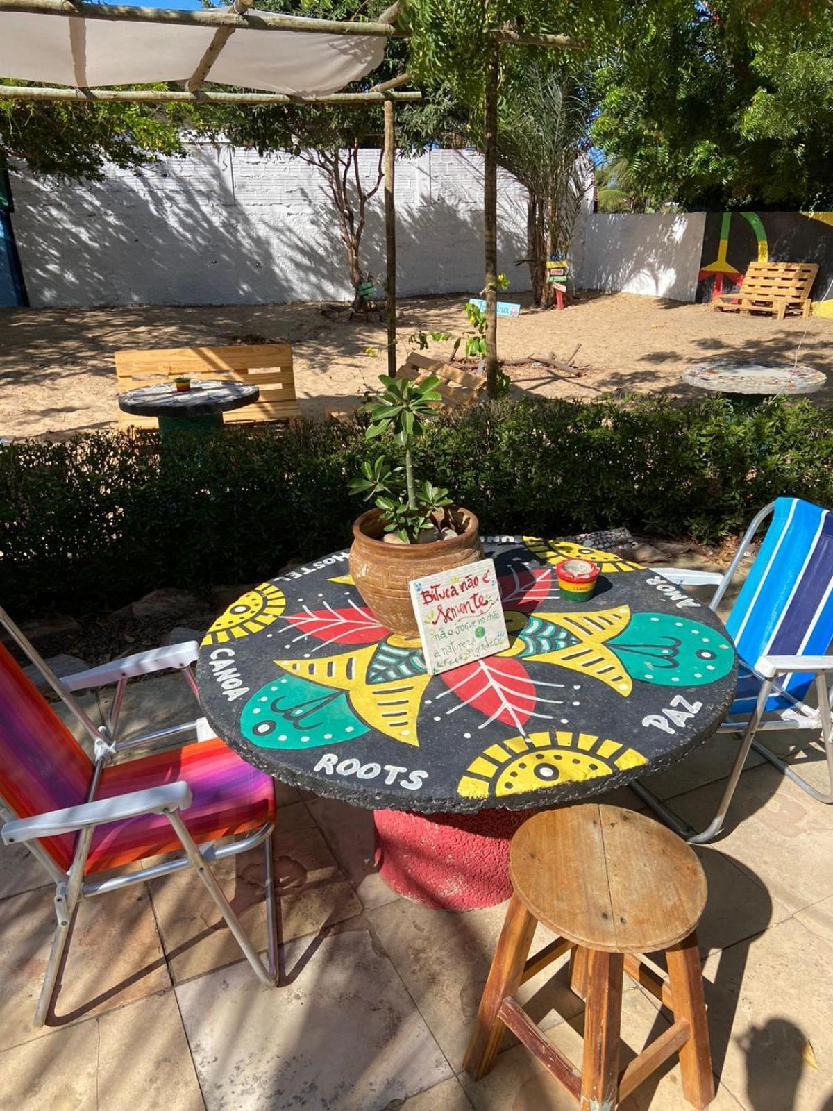 Canoa Roots Hostel Canoa Quebrada Buitenkant foto